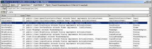 Uncluttered user interface