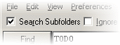 Search subfolders recursively