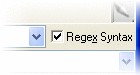 Simple and regex search modes