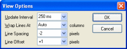 Configurable view options